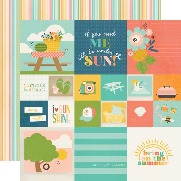 Simple Stories - Collections Kit "Summer Snapshots" 12 Bogen Designpapier