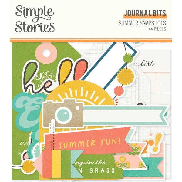 Simple Stories - Collectors Essential Kit " Summer Snapshots" 12 Bogen Designpapier