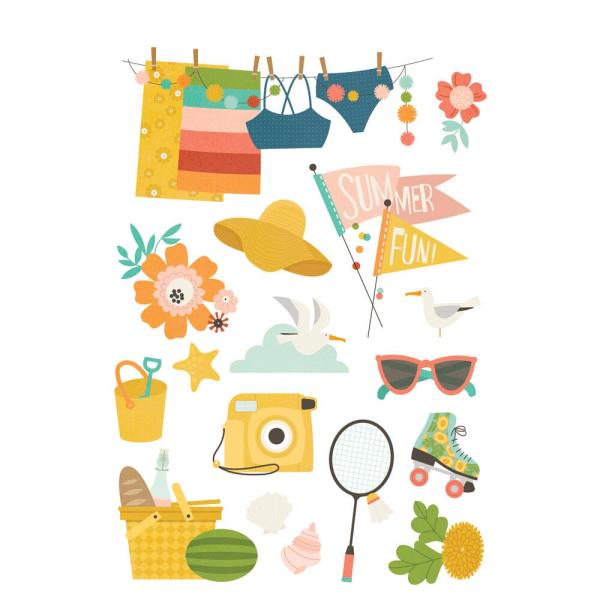 Simple Stories - Aufkleber "Summer Snapshots" Sticker Book