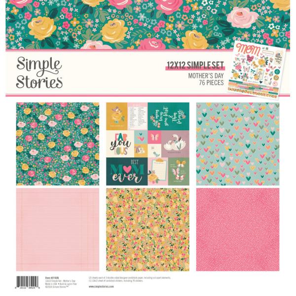 Simple Stories - Collections Kit "Mother's Day" 12 Bogen Designpapier