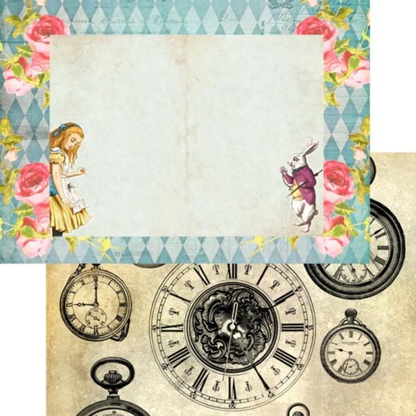 Memory Place - Designpapier "Alice's Tea Party" Paper Pack A4 - 12 Bogen