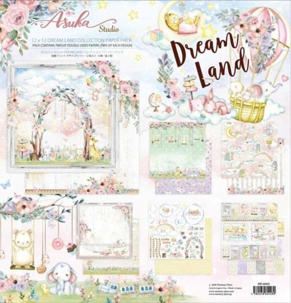 Memory Place - Designpapier "Dreamland" Paper Pack 12x12 Inch - 12 Bogen