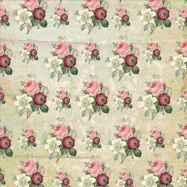 Memory Place - Designpapier "Floral Tapestry" Paper Pack 12x12 Inch - 12 Bogen