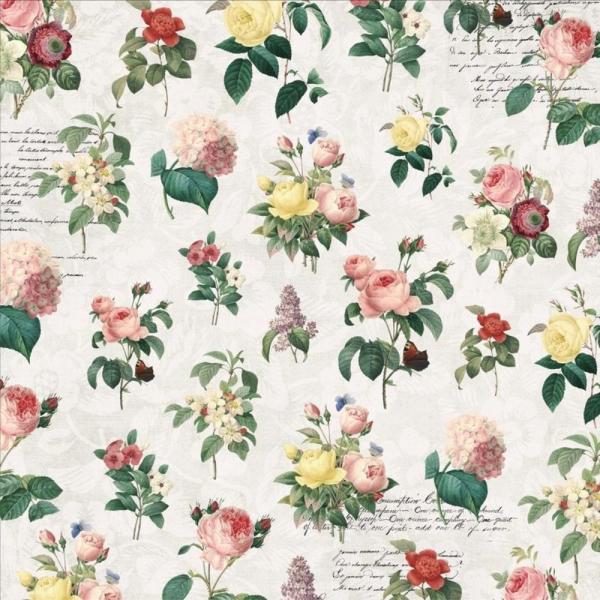 Memory Place - Designpapier "Floral Tapestry" Paper Pack 12x12 Inch - 12 Bogen