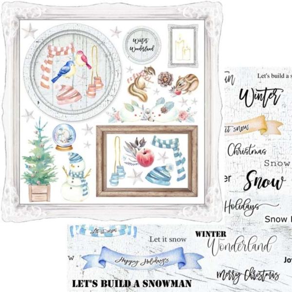 Memory Place - Designpapier "Winter Wonderland" Paper Pack 6x6 Inch - 10 Bogen