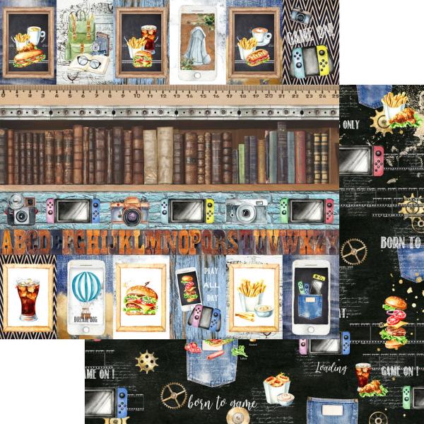 Memory Place - Designpapier "Play!" Paper Pack 12x12 Inch - 12 Bogen