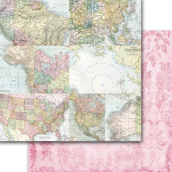 Memory Place - Designpapier "Around the World" Paper Pack 12x12 Inch - 12 Bogen