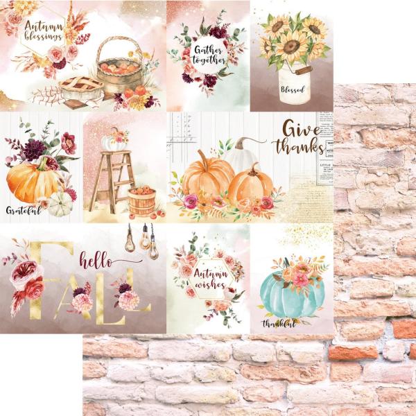 Memory Place - Designpapier "Autumn Wishes" Paper Pack 6x6 Inch - 24 Bogen