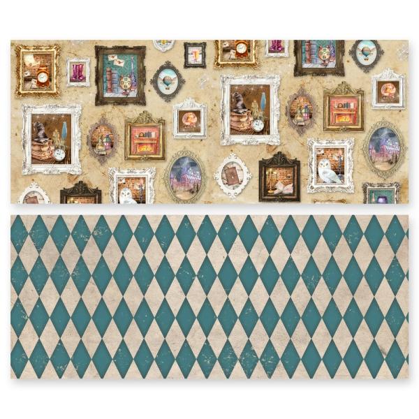 Memory Place - Designpapier "Spellbound" Slimline Paper Pack 3,5x8,5 Inch - 24 Bogen