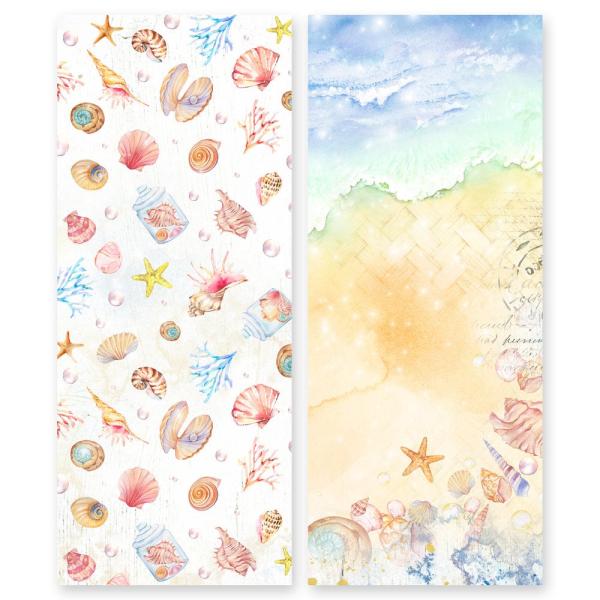 Memory Place - Designpapier "Welcome to Paradise" Slimline Paper Pack 3,5x8,5 Inch - 24 Bogen