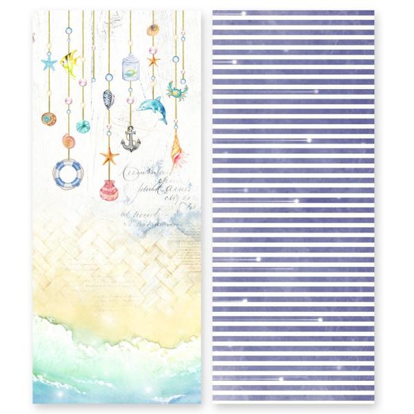 Memory Place - Designpapier "Welcome to Paradise" Slimline Paper Pack 3,5x8,5 Inch - 24 Bogen