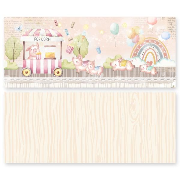 Memory Place - Designpapier "Enjoy The Ride" Slimline Paper Pack 3,5x8,5 Inch - 24 Bogen