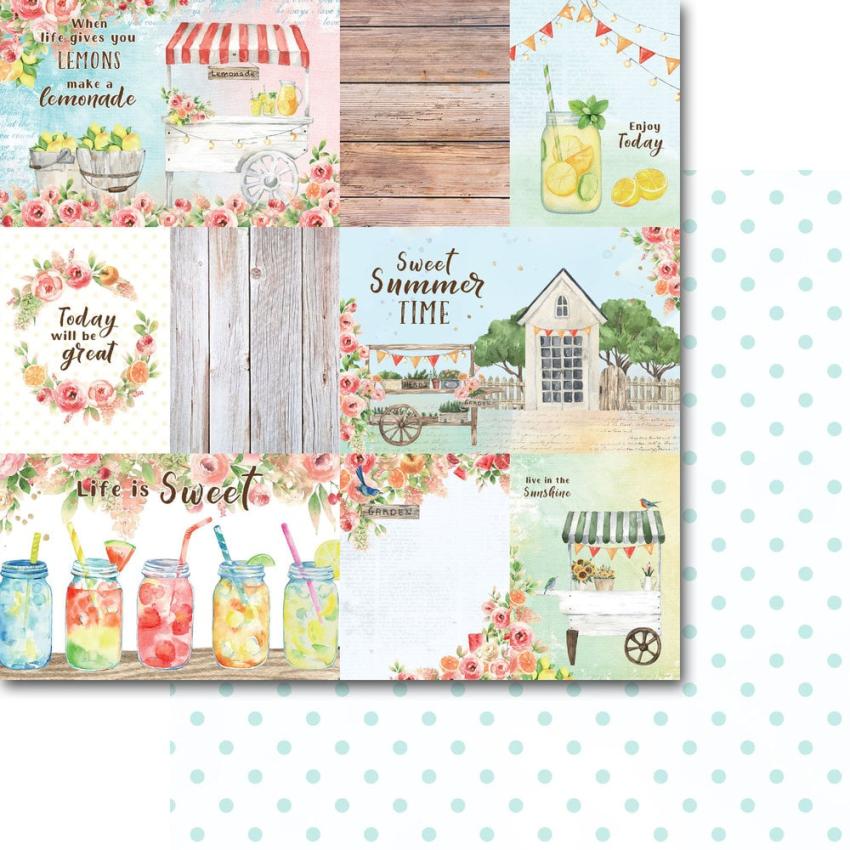 Memory Place - Designpapier "Sweet Summer" Paper Pack 12x12 Inch - 12 Bogen