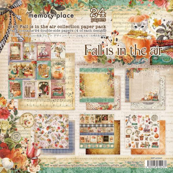 Memory Place - Designpapier "Fall Is In The Air" Paper Pack 6x6 Inch - 24 Bogen