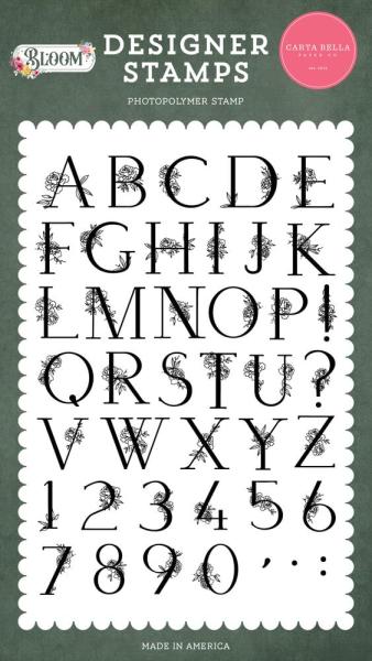 Carta Bella - Stempelset "Floral Alphabet" Clear Stamps