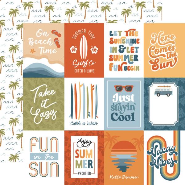 Echo Park - Designpapier "Summer Vibes" Collection Kit 12x12 Inch - 12 Bogen