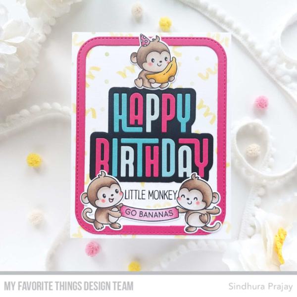 My Favorite Things - Stanzschablone "Birthday Vibes" Die-namics