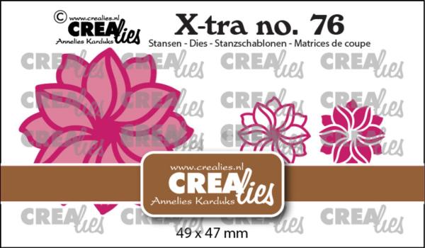 Crealies - Stanzschablone "No. 76 Fantasy Flower A Small" X-tra Dies