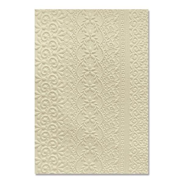 Sizzix - 3D Prägefolder "Lace" Embossing Folder Design by Eileen Hull