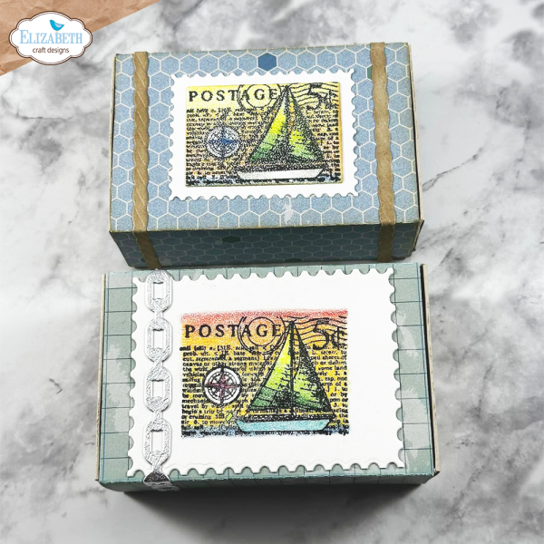 Elizabeth Craft Designs - Stempelset "Travel & Postage" Clear Stamps