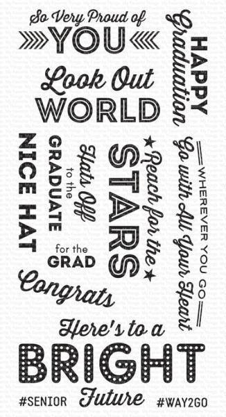 My Favorite Things Stempelset "Happy Graduation" Clear Stamps