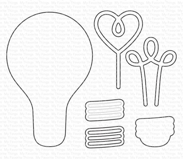 My Favorite Things - Stanzschablone "Lightbulb" Die-namics