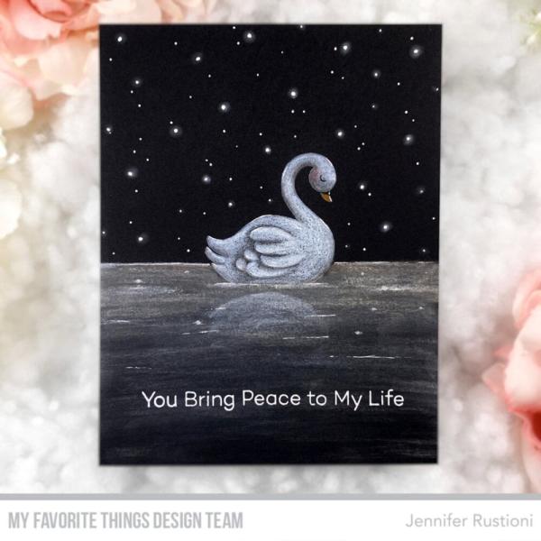 My Favorite Things - Stempelset "Tranquil Swans" Clear Stamps