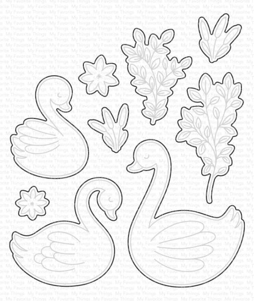 My Favorite Things - Stanzschablone "Tranquil Swans" Die-namics