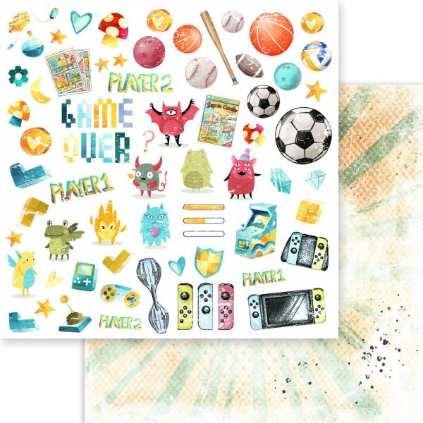 Memory Place - Designpapier "Super Awesome" Paper Pack 6x6 Inch - 24 Bogen