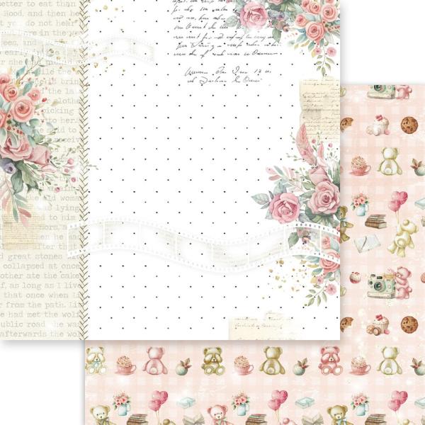 Memory Place - Designpapier "Beary Sweet" Paper Pack 12x12 Inch - 12 Bogen