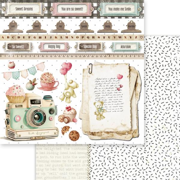 Memory Place - Designpapier "Beary Sweet" Paper Pack 8x8 Inch - 18 Bogen