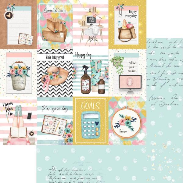 Memory Place - Designpapier "Dream Plan Do" Paper Pack 12x12 Inch - 12 Bogen