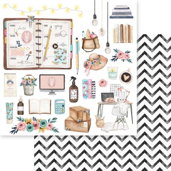 Memory Place - Designpapier "Dream Plan Do" Paper Pack 12x12 Inch - 12 Bogen