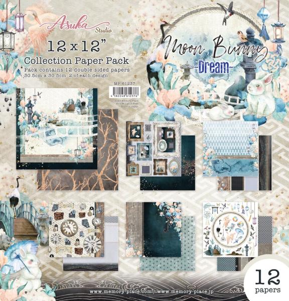 Memory Place - Designpapier "Moon Bunny Dream" Paper Pack 12x12 Inch - 12 Bogen