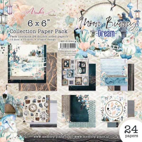 Memory Place - Designpapier "Moon Bunny Dream" Paper Pack 6x6 Inch - 24 Bogen