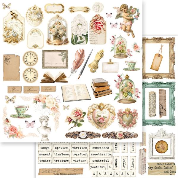 Memory Place - Designpapier "Cherished Elegance" Paper Pack 6x6 Inch - 24 Bogen