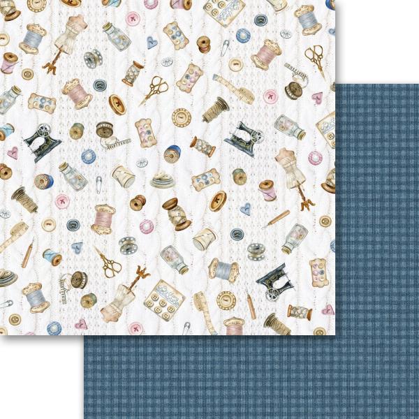 Memory Place - Designpapier "Stitched Together" Paper Pack 12x12 Inch - 12 Bogen