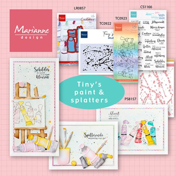 Marianne Design - Stempel "Borders Paint Tubes" Clear Stamps