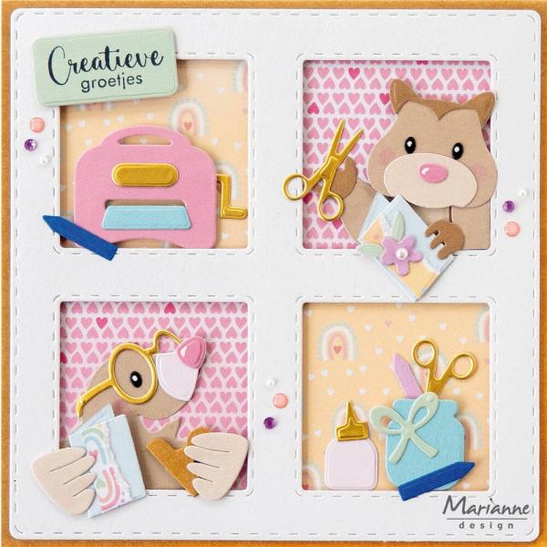 Marianne Design - Präge- und Stanzschalone "Papercraft Accessories" Collectables Dies