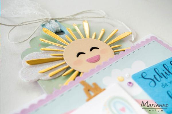 Marianne Design - Präge- und Stanzschalone "Sun & Clouds" Collectables Dies