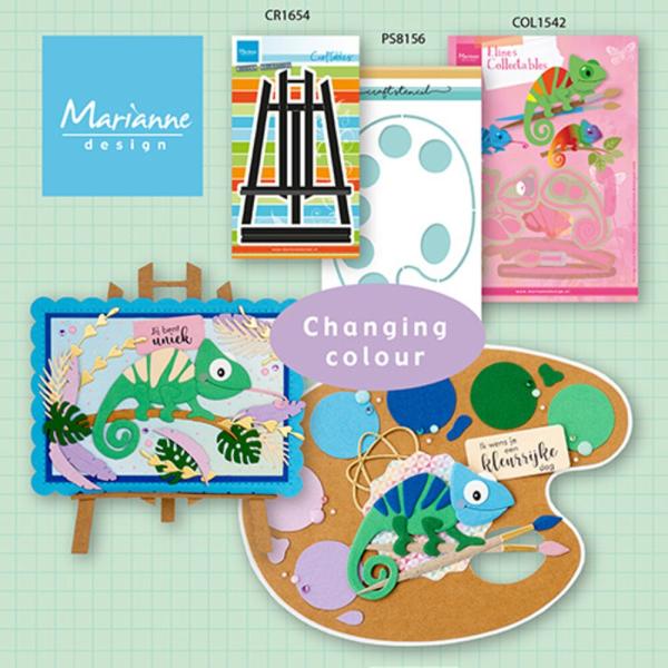 Marianne Design - Präge- und Stanzschalone "Chameleon" Collectables Dies