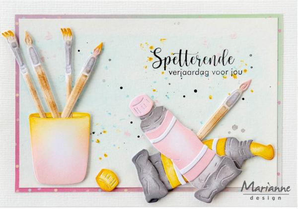 Marianne Design - Präge- und Stanzschablone "Paint Tube" Creatables Dies