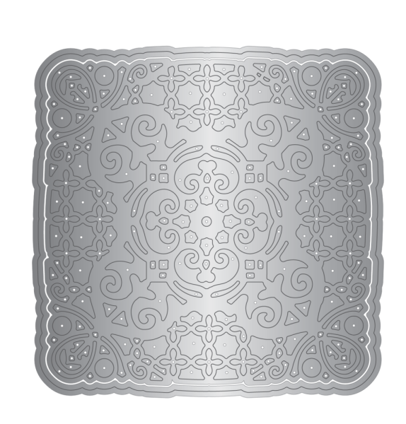 Crafters Companion - Stanzschablone "Ornamented Tile" Dies