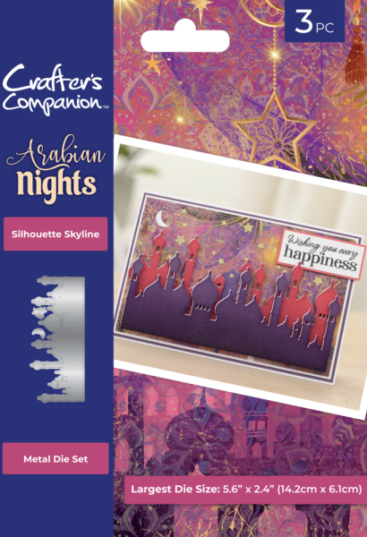 Crafters Companion - Stanzschablone "Silhouette Skyline" Dies