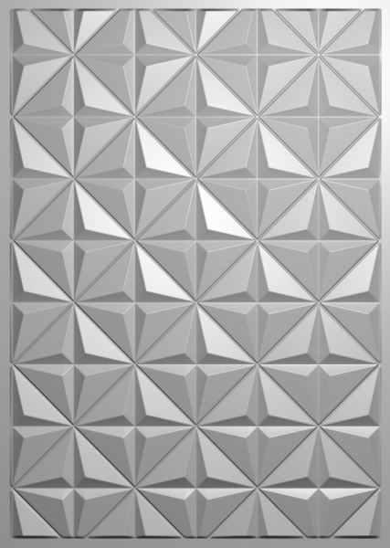 Crafters Companion - Prägefolder "Geometric Diamonds" 3D Embossingfolder