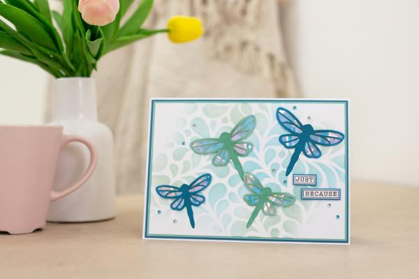 Crafters Companion - Stanzschablone "Splendid Dragonflies" Dies