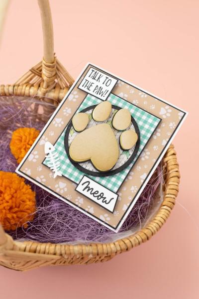 Crafters Companion - Stanzschablone "Talk to the Paw" Dies