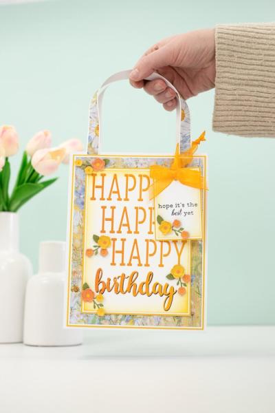 Crafters Companion - Stempelset & Stanzschablone "Best Birthday" Stamp & Dies