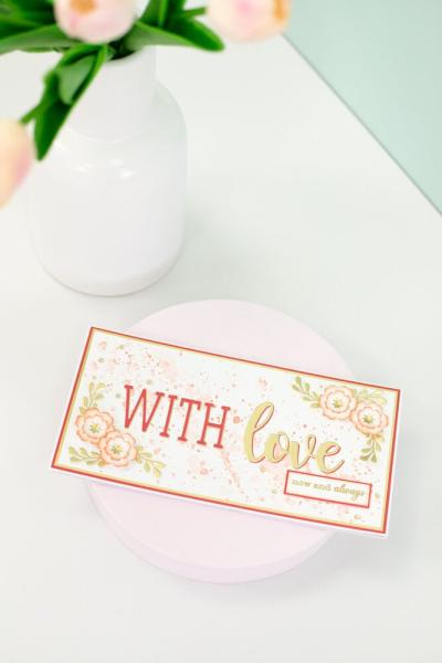 Crafters Companion - Stempelset & Stanzschablone "With Love Always" Stamp & Dies