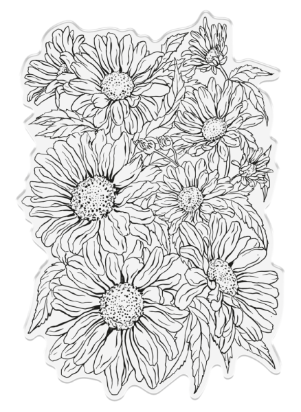 Crafters Companion - Stempel "Delightful Daisies" Clear Stamps Design by Sheena Douglass